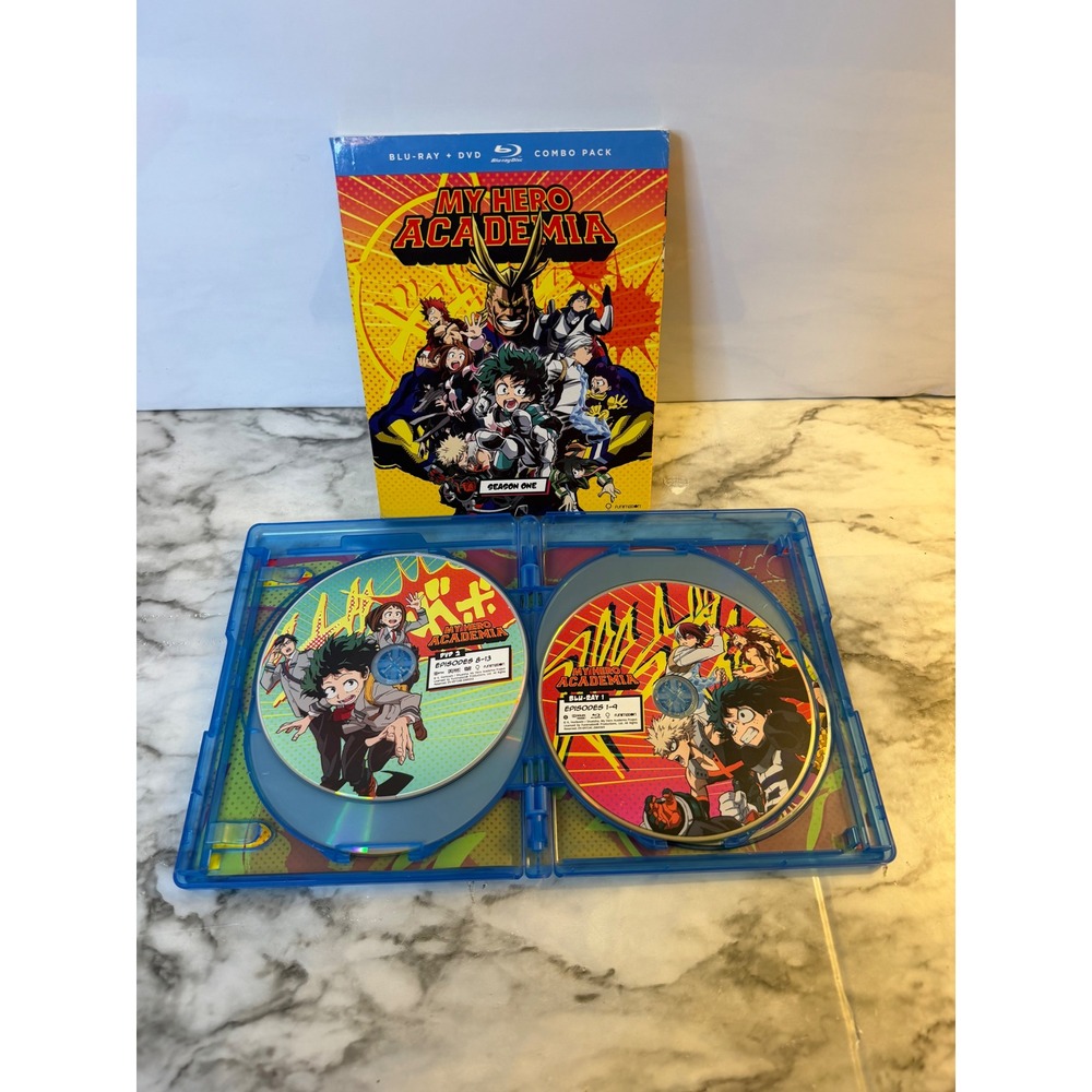 My Hero Academia Season One Blu-ray DVD Combo Pack Funimation Slipcover - Picture 4 of 4